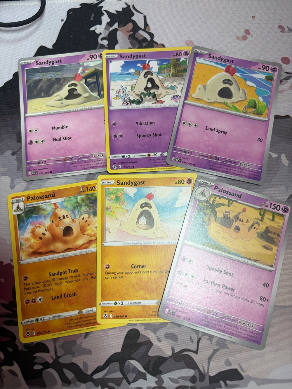 Sandygast & Palossand Collection Lot | 6 Pokémon Cards | ✨5/$25✨